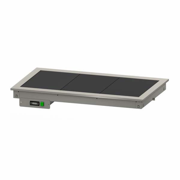 DROP-IN HEATED 2 GN1/1 GLASS TOP