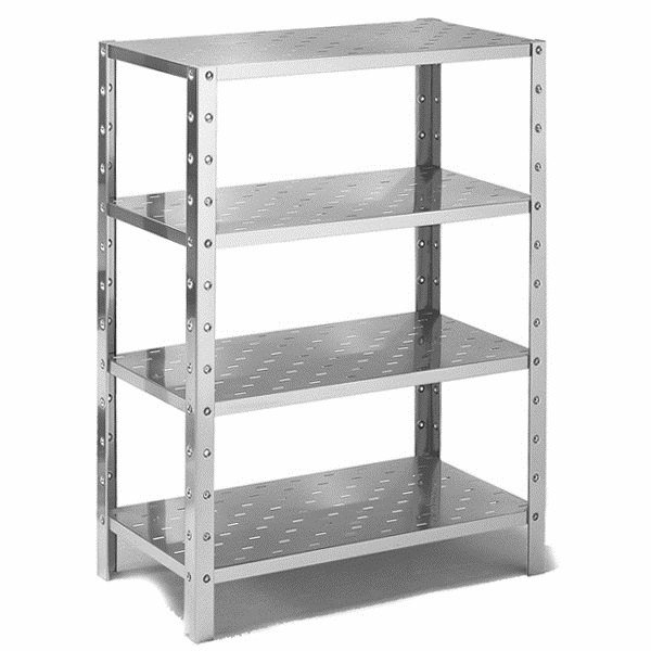 4 TIER PERFORATED SHELF 1170 H1550