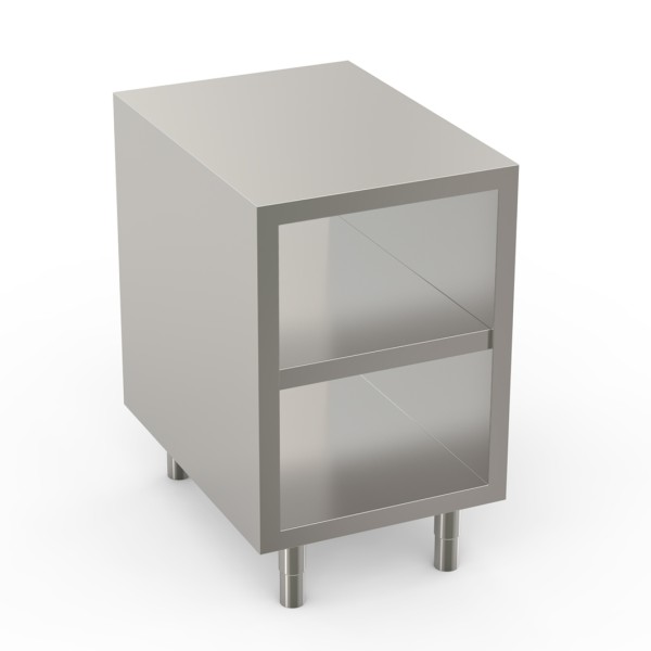 2-SIDES OPEN BASE CUPBOARD W/SHELF L.400