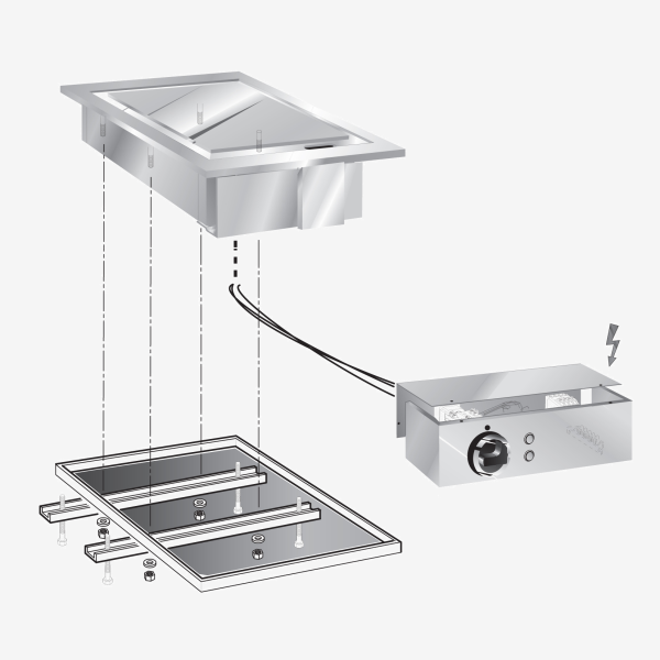 DROP-IN ELE GRIDDLE SMOOTH PLATE  BOX