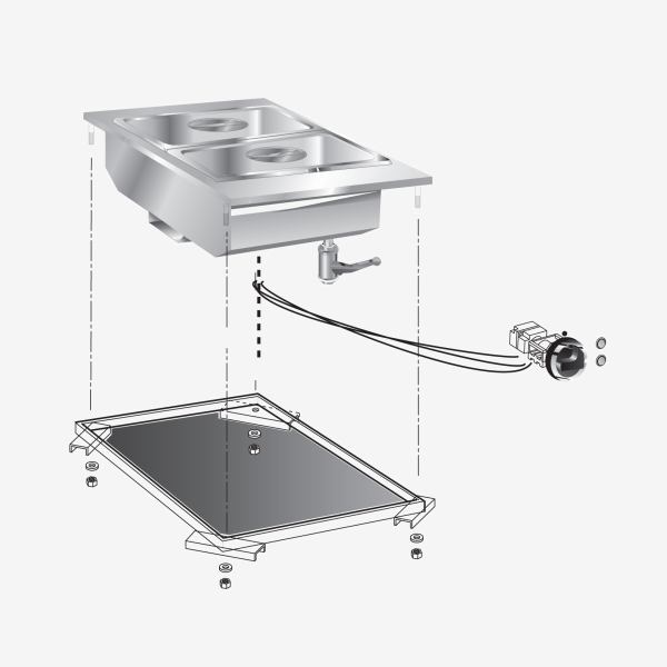 DROP-IN ELECTRIC BAIN MARIE