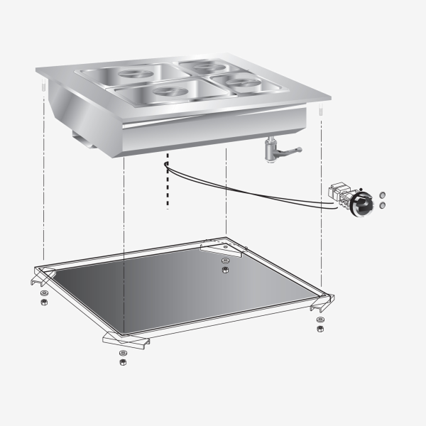 DROP-IN ELECTRIC BAIN MARIE