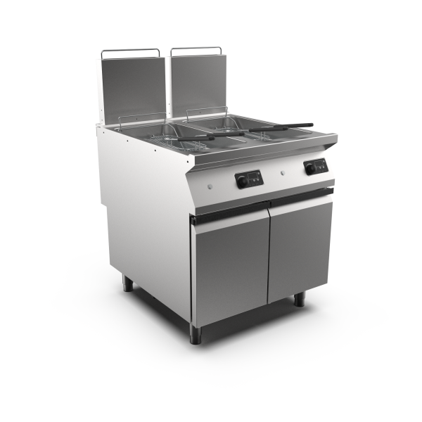 TWIN PAN GAS FRYER 23+23 L E CONTROLS